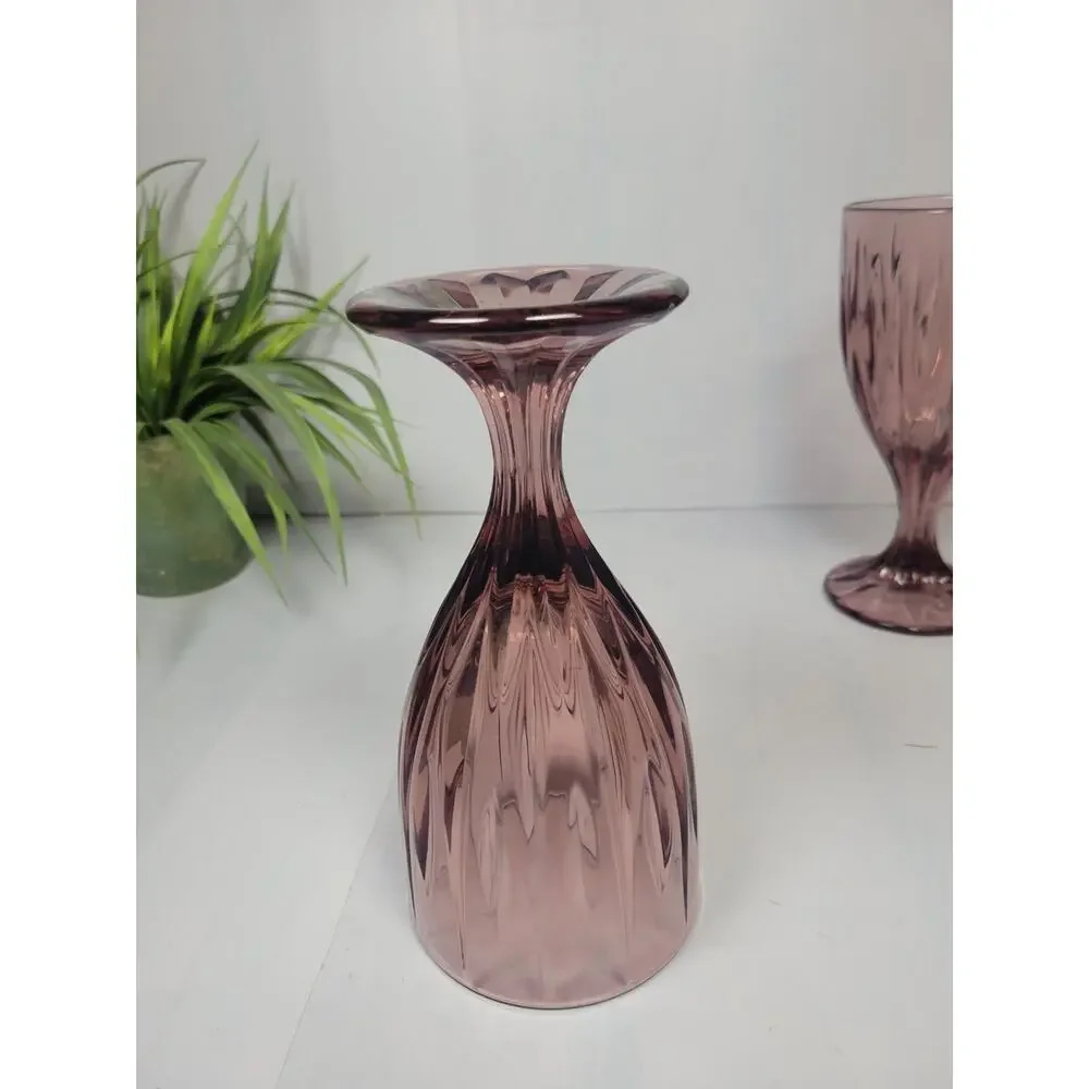 Vintage Noritake Entree Cranberry Ice Tea Water Goblet